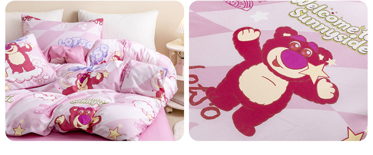 迪士尼/DISNEY 全棉卡通床单被套枕套四件套床上用品