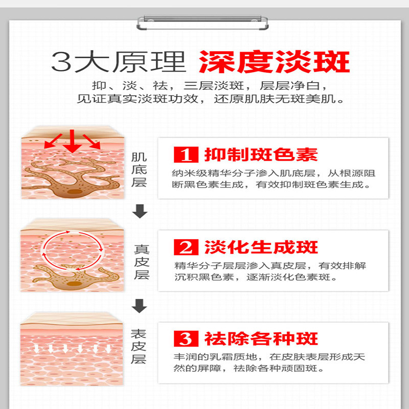 梵西美白祛斑霜50g