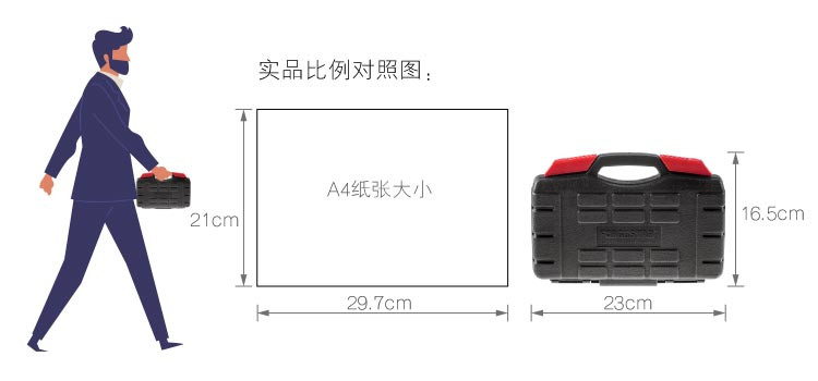 福吉斯特(Forgestar) 46件6.3mm系列公制套筒组套 6012-46