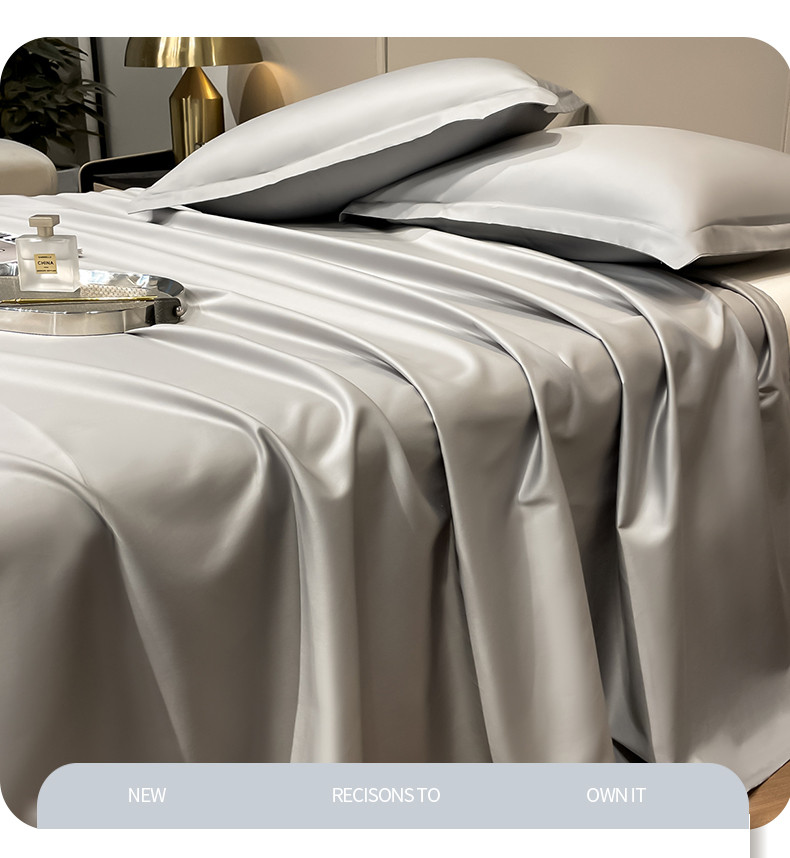 逸轩 A类60支长绒棉纯色床罩单件床单