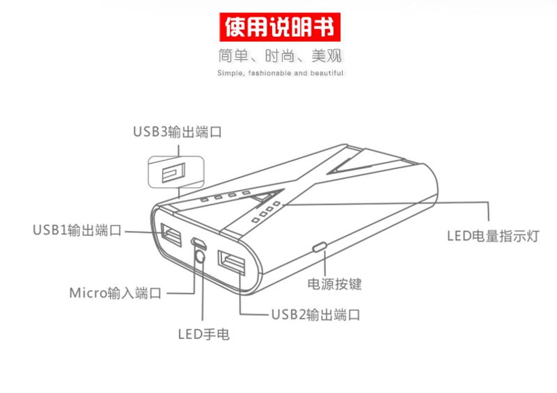 正品便携手机移动电源充电宝平板通用mopoer品牌X战警包邮大容量