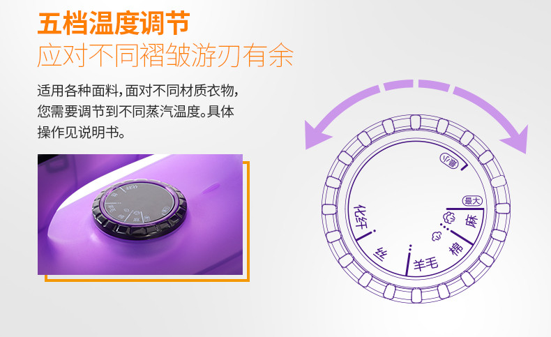 飞科（FLYCO）FI9310家用电熨斗蒸汽熨斗手持挂式迷你电烫斗手持式熨斗