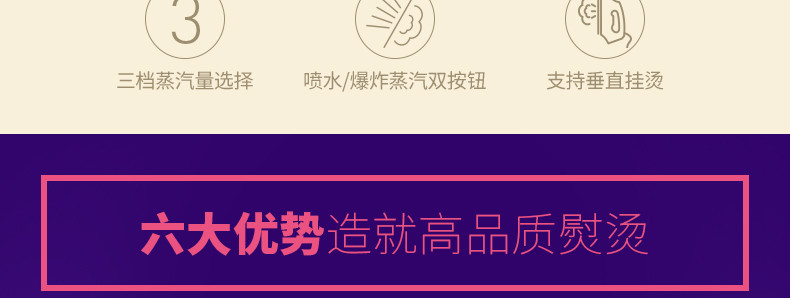 飞科（FLYCO）FI9310家用电熨斗蒸汽熨斗手持挂式迷你电烫斗手持式熨斗