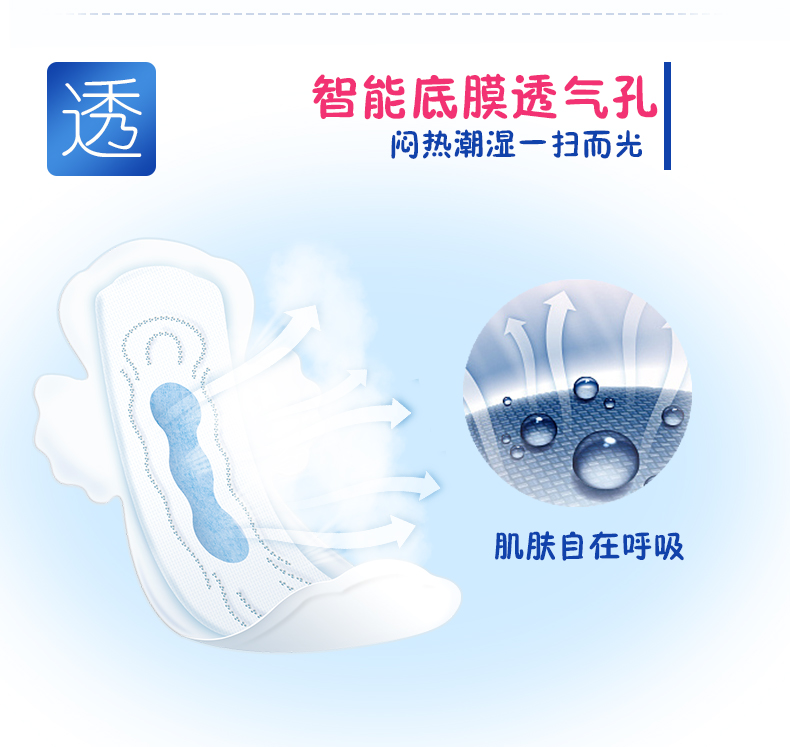 安尔乐蓝芯体验纤巧棉柔日用卫生巾(245mm) LJA8110