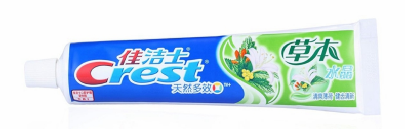 包邮佳洁士/CREST 草本水晶牙膏90g