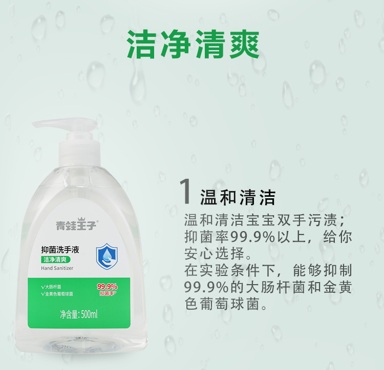 青蛙王子抑菌洗手液500ml