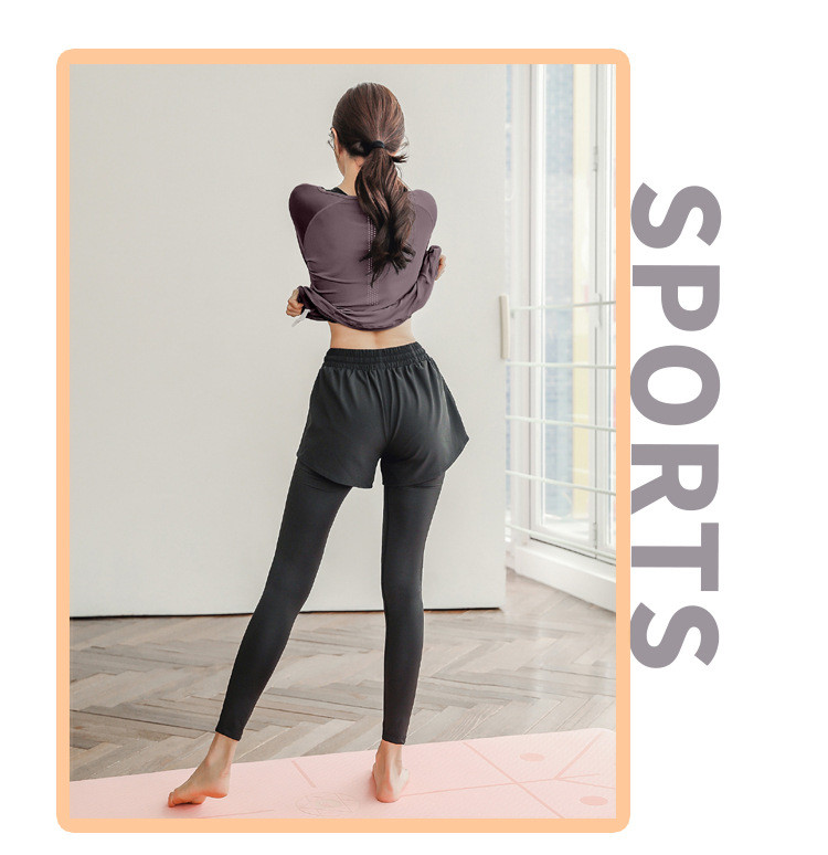 女款长袖长裤瑜伽健身套装女大码运动休闲跑步速干衣