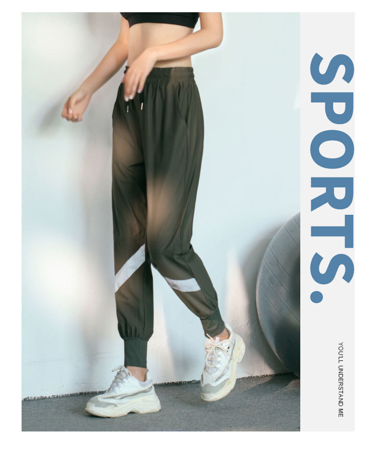 【领券立减20元】女款束脚收口显瘦速干跑步健身瑜伽宽松休闲运动裤