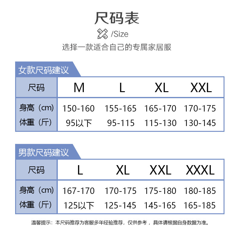 馨霓雅 【领券立减20元】夏款短袖短裤纯棉情侣家居服系列2