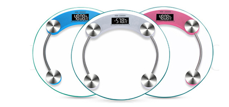 圆形26cm人体健康秤 体重秤 电子秤