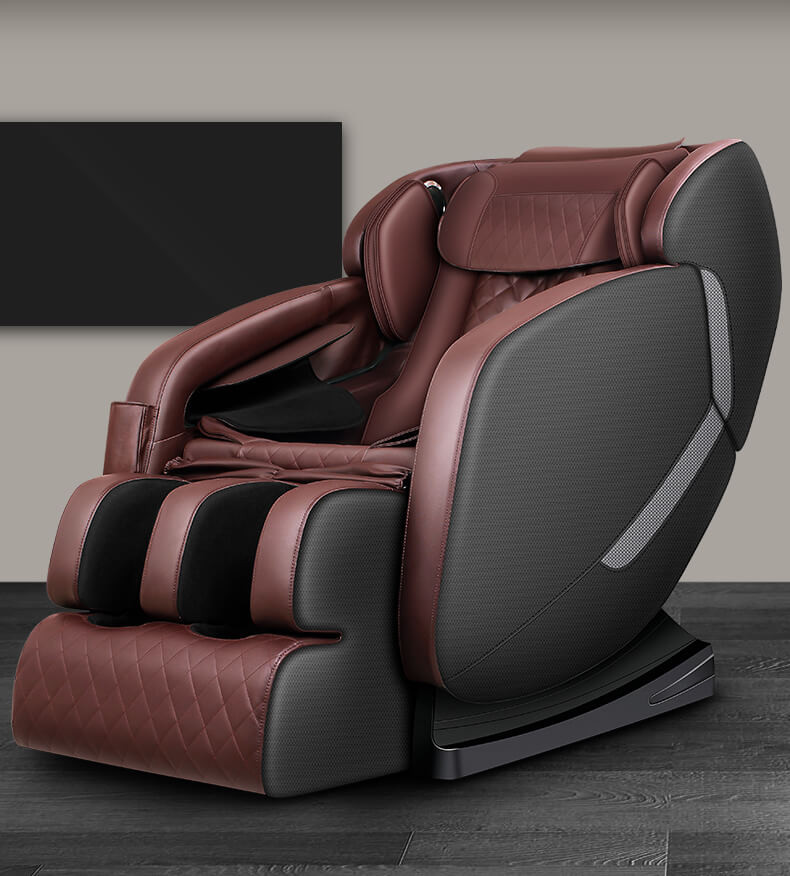茗振 128N-3智能按摩椅家用全身多功能零重力太空舱电动按摩椅子 黑咖色
