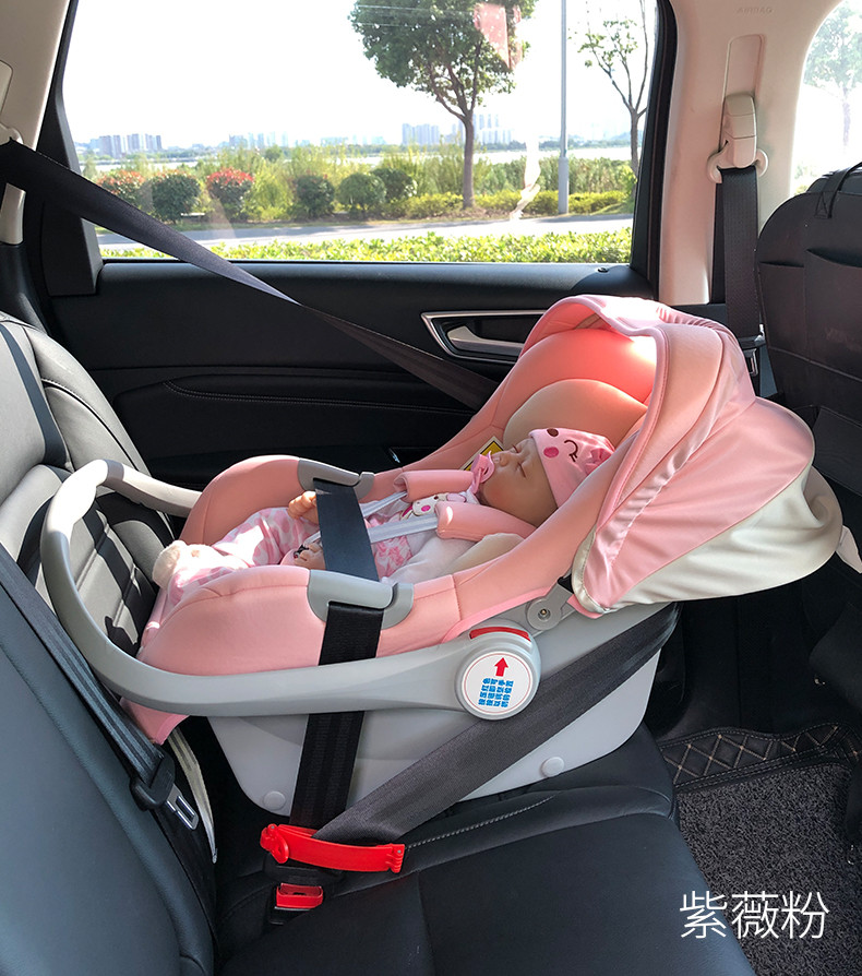 机灵宝贝（smart baby） 婴儿提篮式儿童安全座椅汽车上用新生的儿宝宝出院车载便携可躺睡