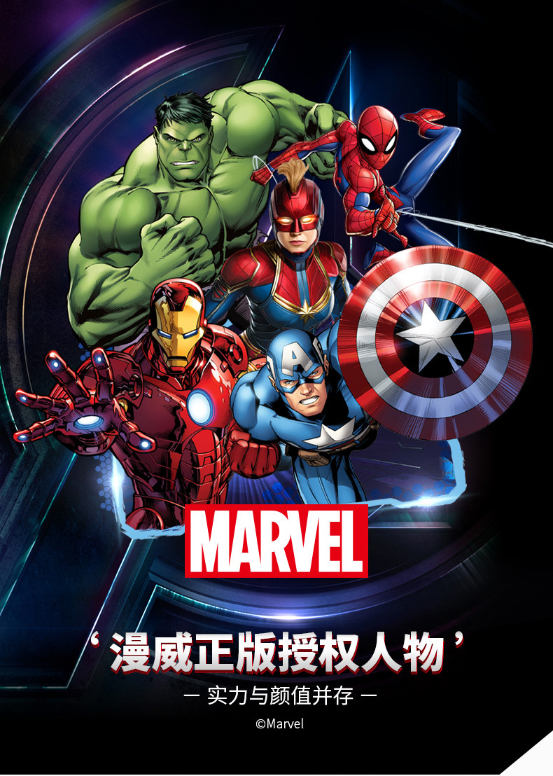 漫威（Marvel） 汽车头枕腰靠记忆棉头枕腰垫车载头枕*1腰靠*1 两件套