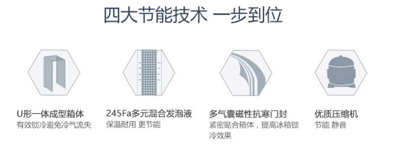 TCL BCD-318WEZ50 法式多门冰箱 风冷无霜 电脑温控 家用大容量