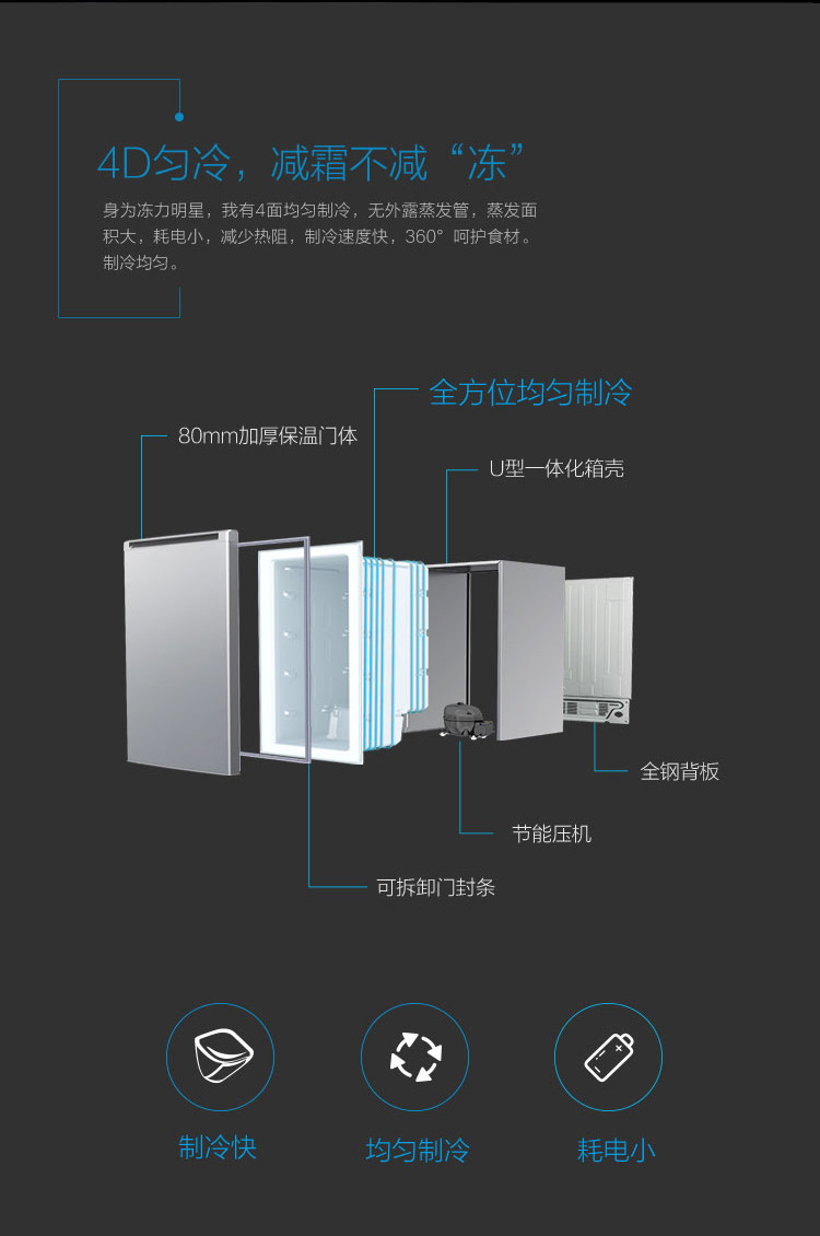 海尔/Haier 103DL 103升家用小型抽屉冰柜立式母婴母乳储存