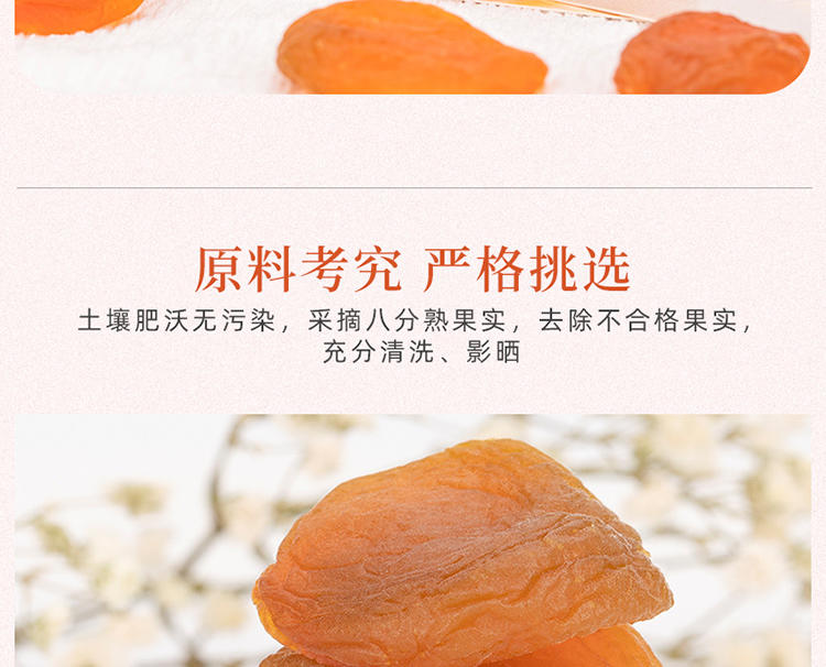 新农哥 休闲食品 蜜饯果干 红杏干100g