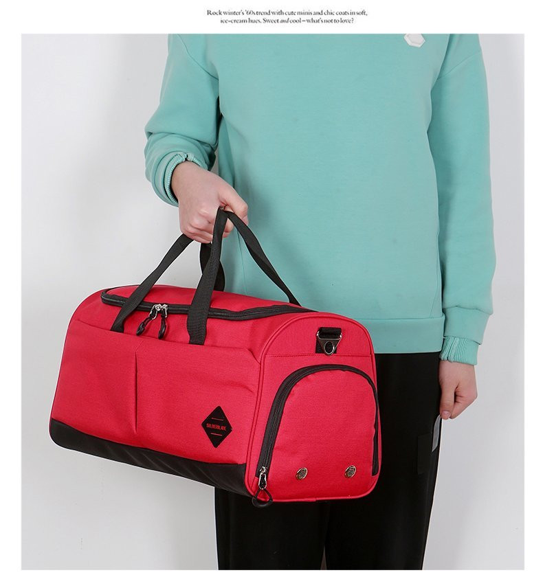 干湿分离短途旅行手提包包男网红运动健身包游泳瑜伽包行李袋