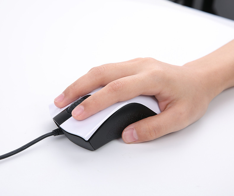 达尔优 游戏鼠标 鼠标有线 便捷鼠标 电竞鼠标 VX6  黑色