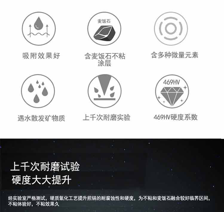 苏泊尔/SUPOR 星星石健康不粘煎锅PJ28W3(磁通)