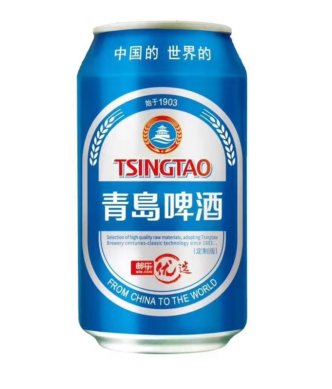青岛啤酒（TsingTao） 青岛啤酒邮乐优选8度330ml*24罐