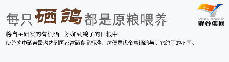  【北京优农】顺义优帝鸽业硒全食美富硒汤鸽520g 2袋组合  农家自产