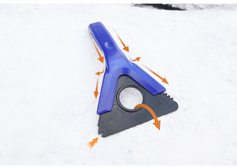 汽车多功能除雪铲 刮霜铲雪铲冰三种刀刃