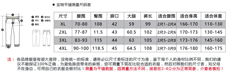 瀚瑞 松紧高腰男装宽松运动裤加肥加大拉链口袋晨练跑步裤直筒休闲裤LJ2262 LJ K20