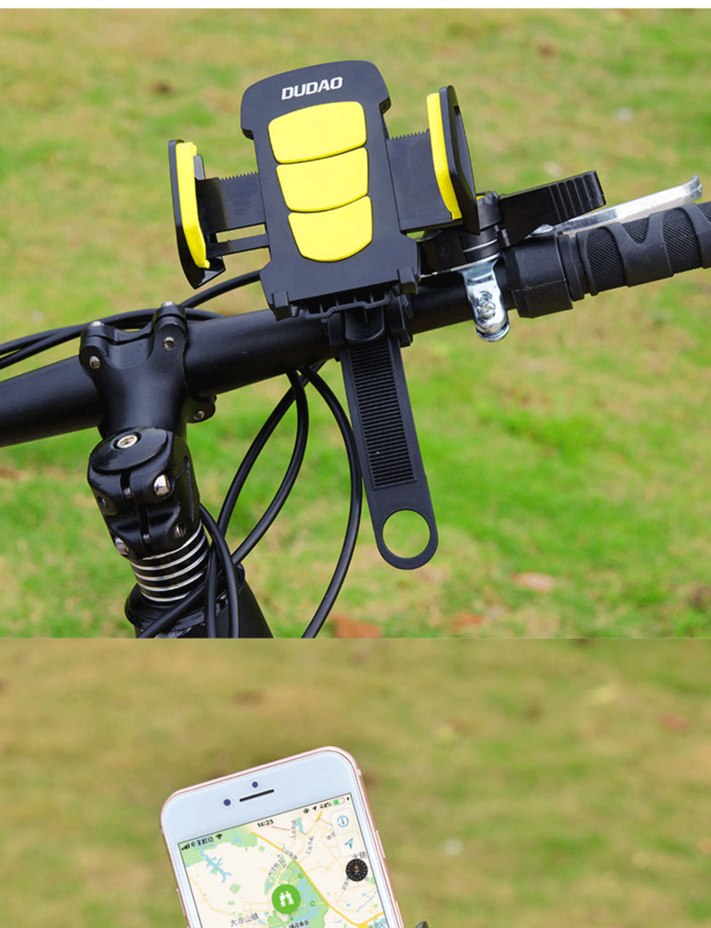独到 （DUDAO）DT-1197车载手机支架电瓶车自行车骑行电动摩托车用防震固定导航支架