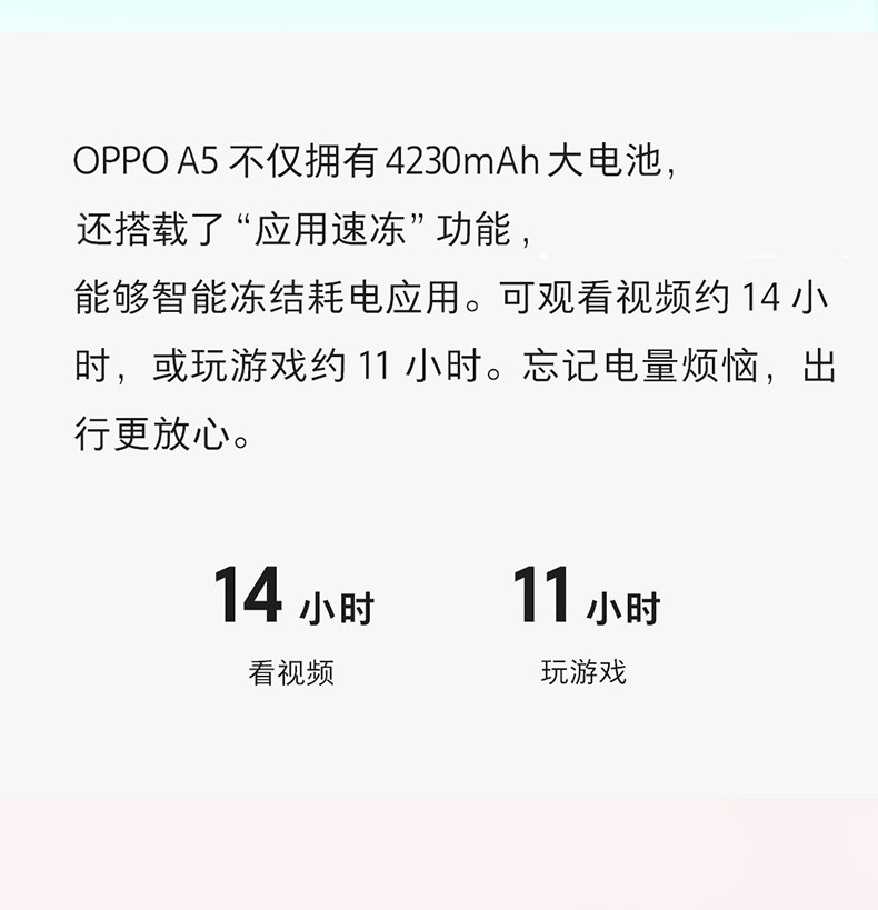 OPPO  A5手机 全面屏拍照手机 4GB+64GB 全网通 移动联通电信4G 双卡双待手机