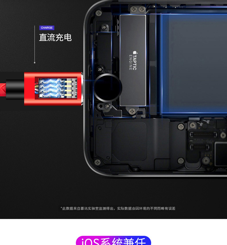  独到DT-100 苹果/Type-c/安卓数据线 三合一手机充电器线 一拖三USB 3A数据线