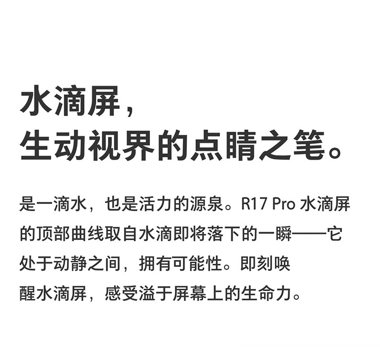 OPPO  R17 pro全面屏拍照手机 8G+128G全面屏手机 屏下指纹 双卡双待手机 全网通