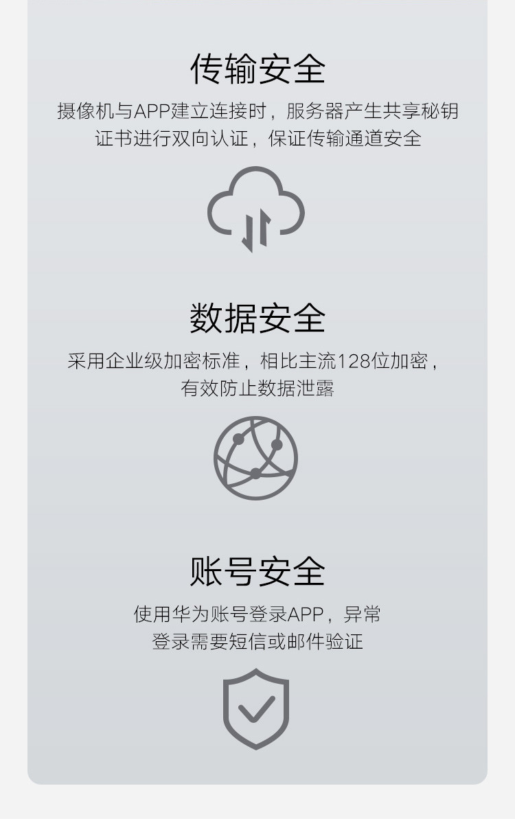 华为/HUAWEI 华为海雀摄像头 ALCIDAE 高清wifi家用安防监控全景夜视AI智能摄像头