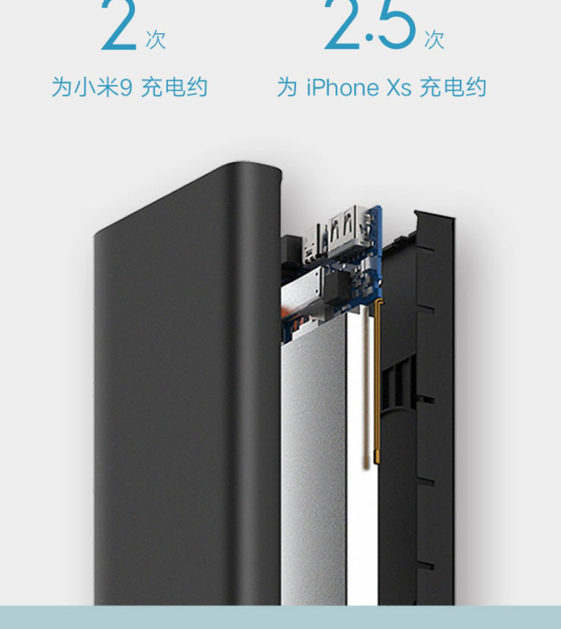 小米/MIUI 无线充电宝 青春版 10000mAh 10WMAX无线输出