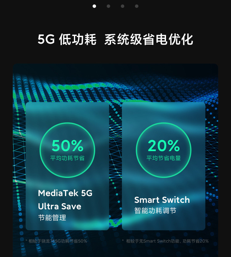 小米/MIUI Redmi 10X 5G 8GB+128G天玑820 双5G待机 4800万流光相机