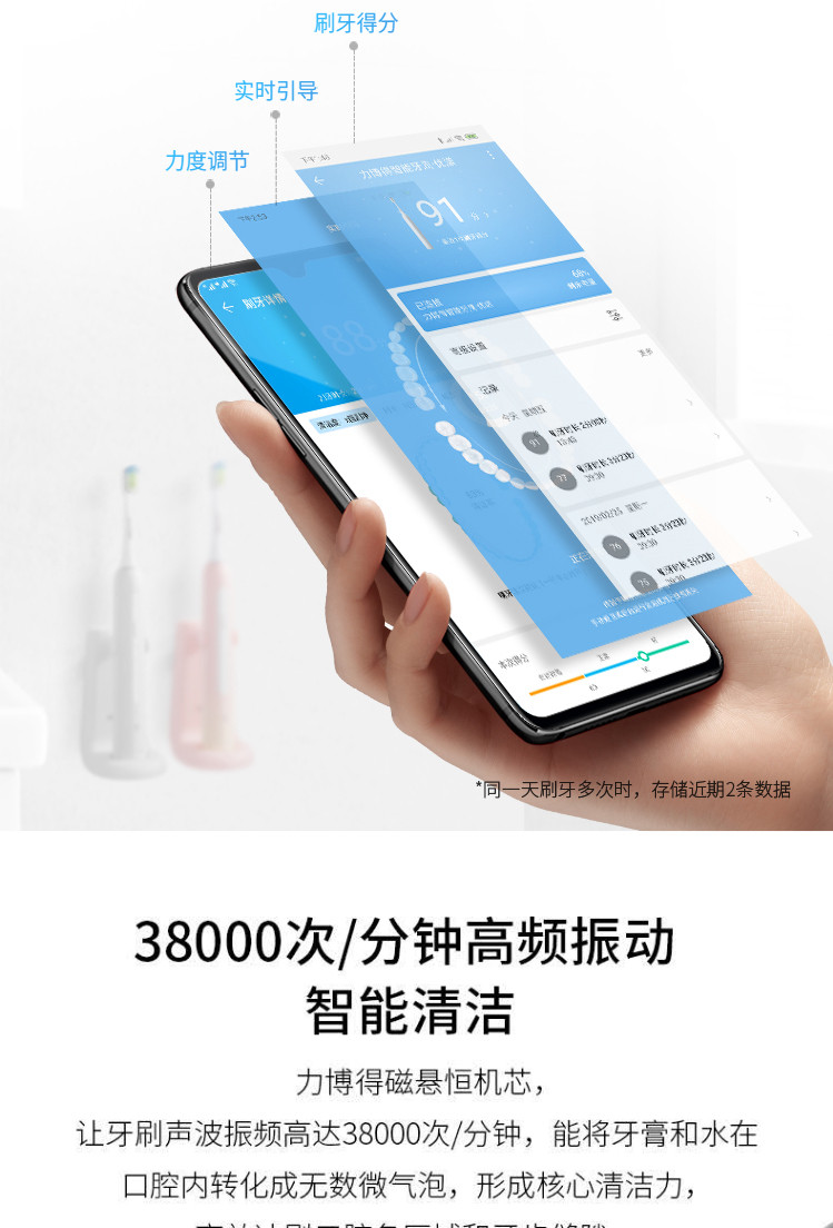 华为/HUAWEI HUAWEI Hilink 华为智选电动牙刷 智能声波震动牙刷 成人全自动情侣款