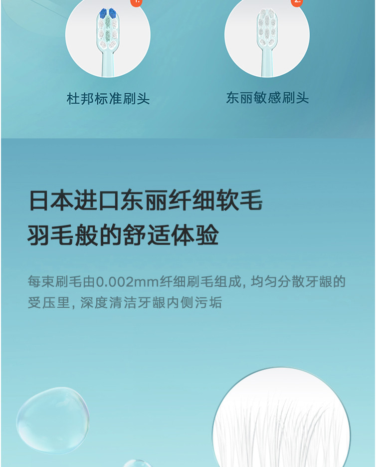 荣耀亲选智能声波电动牙刷小冰棒 支持华为HiLink 智能定时提醒 壁挂磁吸式充电