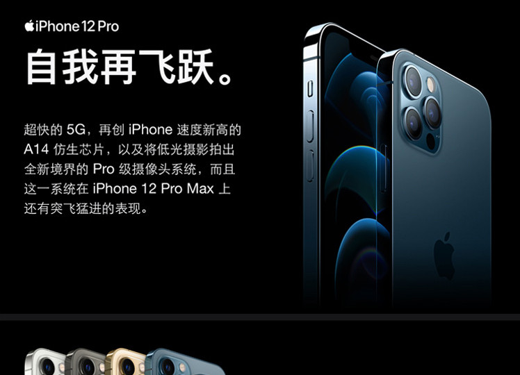 苹果/APPLE iPhone 12 Pro Max (A2412)256GB 支持移动联通电信5G