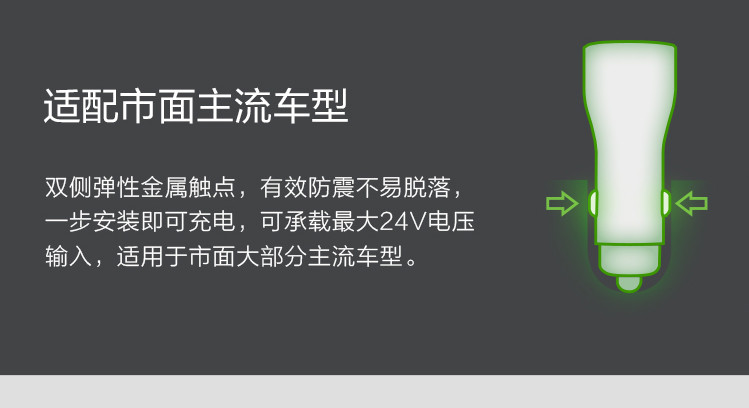 华为/HUAWEI 原装车载充电器车充头带线版（Max 22.5W SE）双口超级快充一拖二cp36