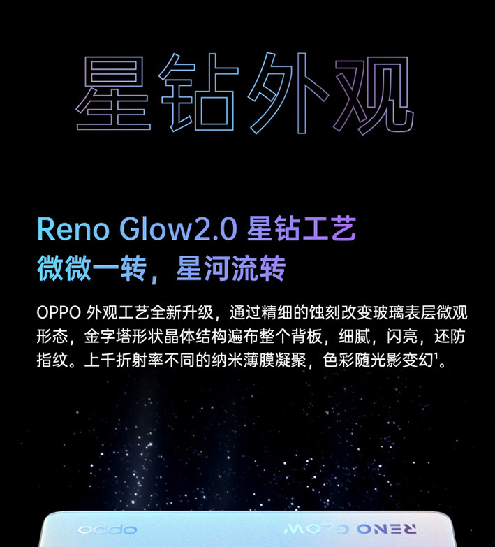 OPPO Reno5 5G 6400万水光人像四摄 65W超级闪充 8G+128G 全网通手机