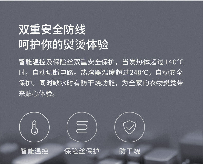 小米生态 咱家朗菲手持挂烫机 智能蒸汽加热家用迷你型烫衣机小型电熨斗便携式迷你蒸汽