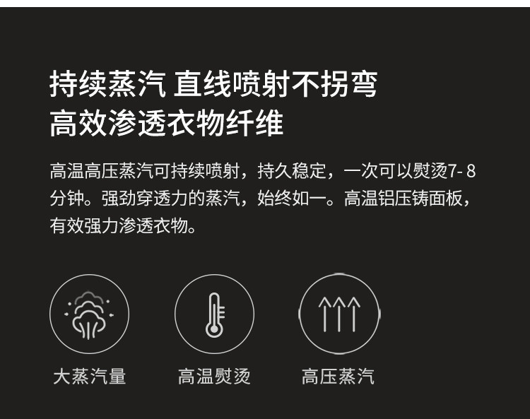 小米生态 手持挂烫机 智能蒸汽加热家用迷你型烫衣机小型电熨斗便携式迷你蒸汽