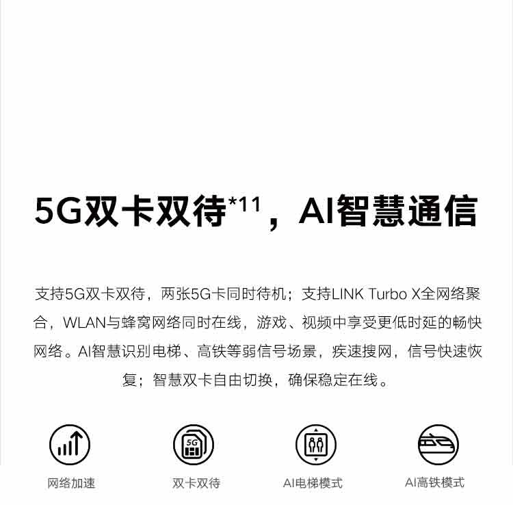 荣耀X20手机8+256GB 66W超级快充120Hz高刷屏6400万超清影像