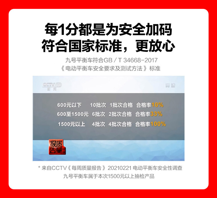 小米米家 九号平衡车 小九 体感智能骑行 遥控漂移成人电动车 双电机驱动 超长续航