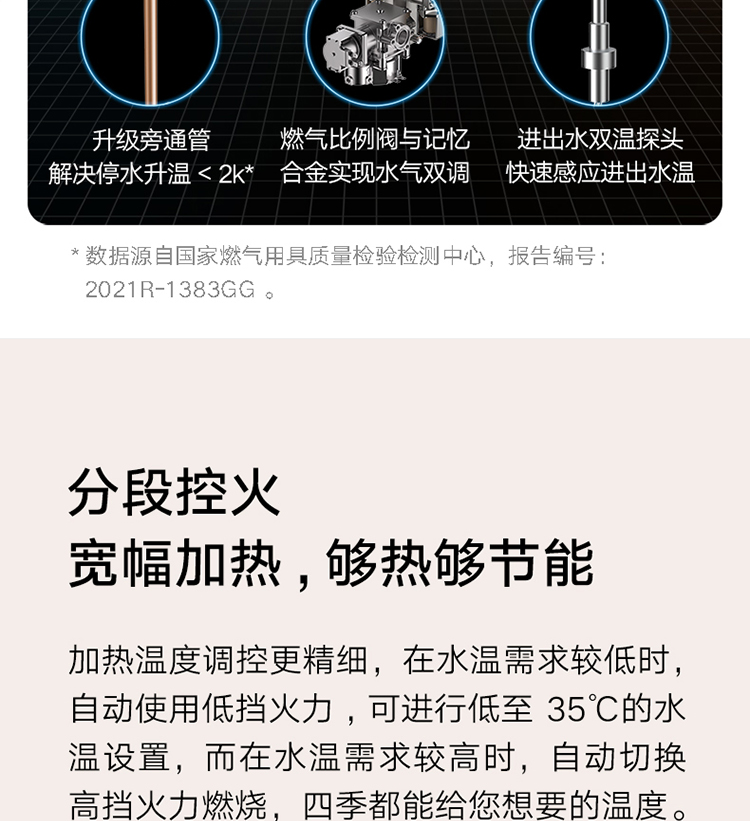 小米米家智能零冷水燃气热水器S1 18L大水量 热水器 恒温多点用水APP控制JSQ34-MJ01