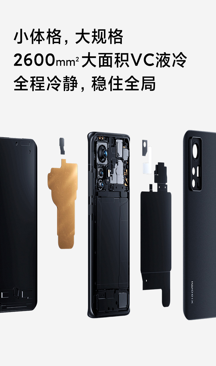 小米12X 骁龙870 黄金手感 6.28英寸视感屏 8GB+256GB  5G手机