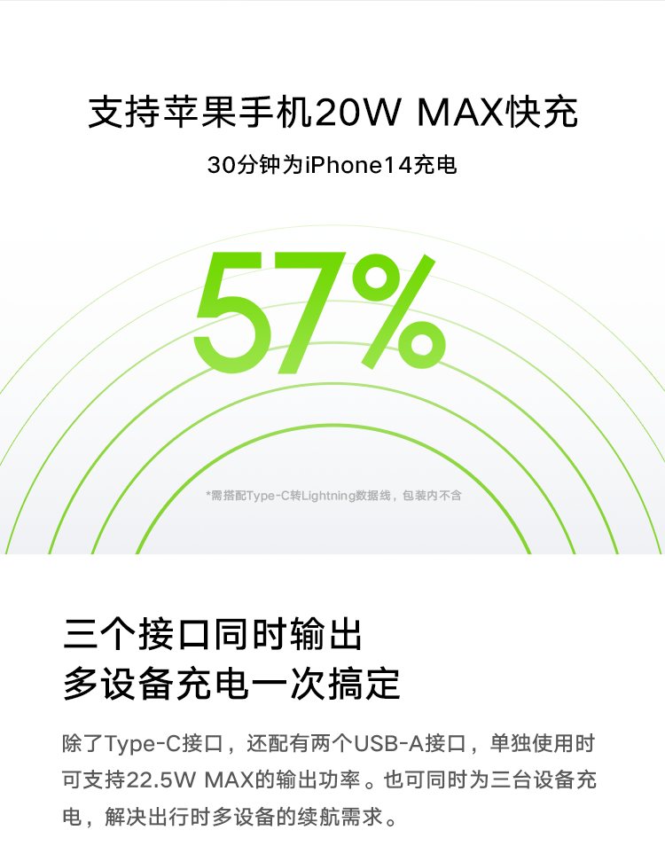 小米/MIUI 10000mAh 22.5W Lite移动电源