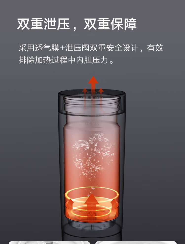 小米/MIUI 便携电热杯2  0.35L