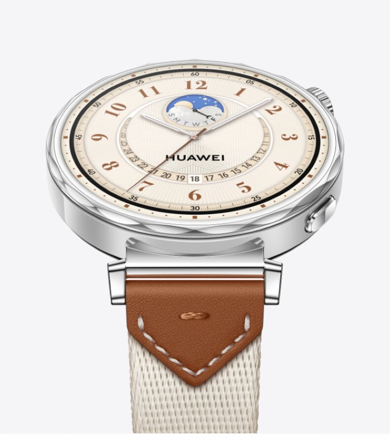 华为/HUAWEI WATCH GT 5 41mm 马鞍棕 棕色复合编织表带