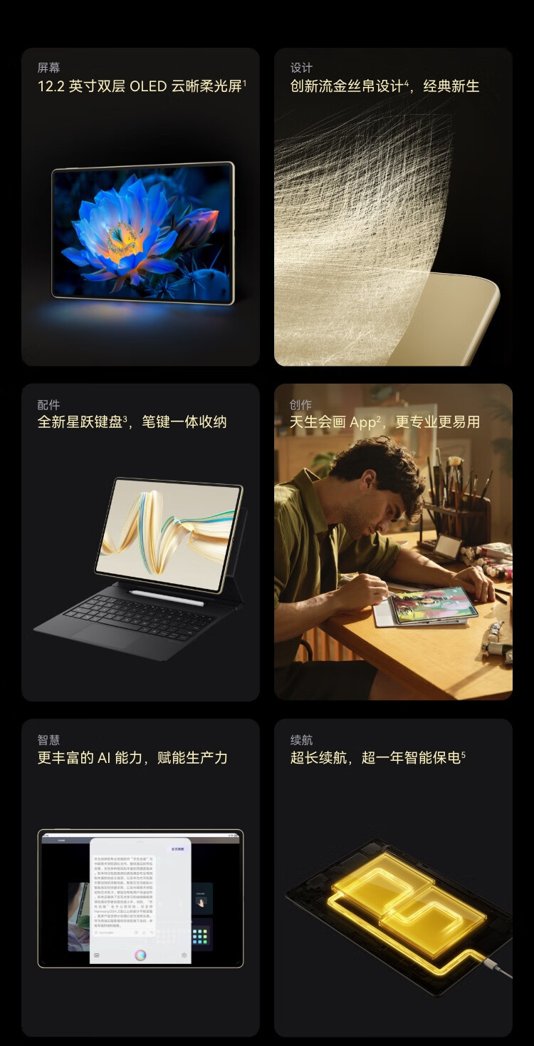 华为/HUAWEI MatePad Pro 12.2英寸柔光典藏版WIFI