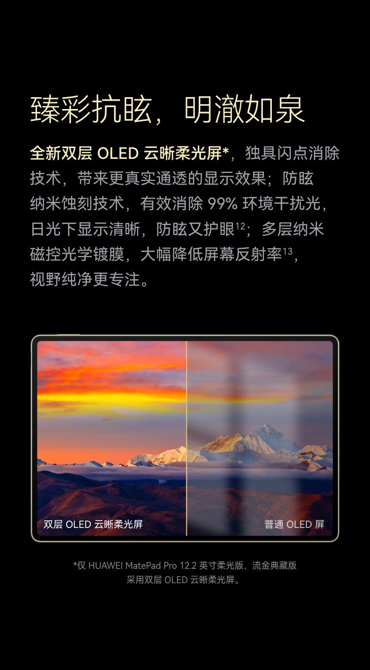 华为/HUAWEI MatePad Pro 12.2英寸柔光典藏版WIFI